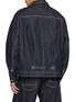 Back View - Click To Enlarge - COMME DES GARÇONS HOMME - Cotton Reactive Denim Jacket