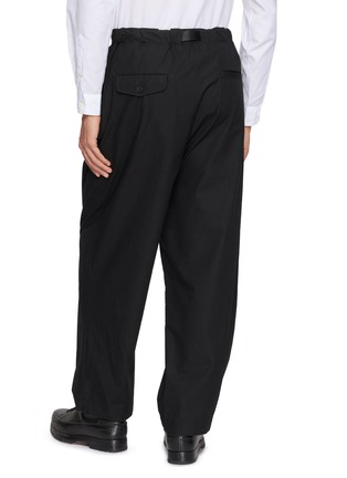 Back View - Click To Enlarge - COMME DES GARÇONS HOMME - Cotton Twill Belt Trousers