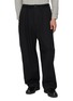 COMME DES GARÇONS HOMME Elasticated Waistband Wide Leg Cotton Twill Pants