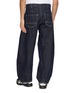 Back View - Click To Enlarge - COMME DES GARÇONS HOMME - Cotton Reactive Denim Barrel Leg Jeans