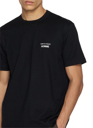  - COMME DES GARÇONS HOMME - Logo Print Cotton Jersey T-shirt