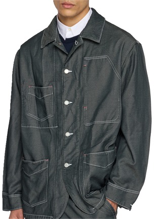  - COMME DES GARÇONS HOMME - Polyester Serge Garment Dyed Shirt
