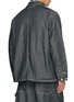Back View - Click To Enlarge - COMME DES GARÇONS HOMME - Polyester Serge Garment Dyed Shirt
