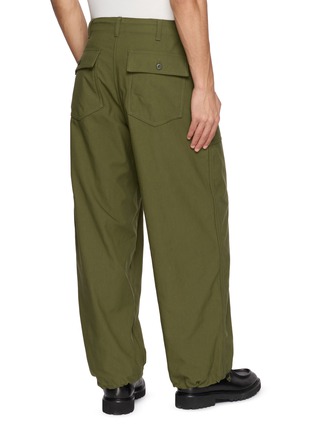 Back View - Click To Enlarge - COMME DES GARÇONS HOMME - Panelled Straight Leg Pants