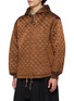 Detail View - Click To Enlarge - COMME DES GARÇONS HOMME - Reversible Hooded Quilted Cotton Oxford Jacket