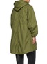 Back View - Click To Enlarge - COMME DES GARÇONS HOMME - Nylon Twill Cotton Weather Jacket