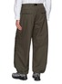 Back View - Click To Enlarge - COMME DES GARÇONS HOMME - Wrap Pocket Straight Leg Cotton Twill Cargo Pants