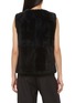 Back View - Click To Enlarge - YVES SALOMON - Rex Fur Crewneck Gilet