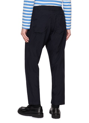 Back View - Click To Enlarge - COMME DES GARÇONS HOMME DEUX - Straight Leg Oxford Pants