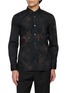 COMME DES GARÇONS HOMME DEUX Long Sleeve Paint Splotch Cotton Broadcloth Shirt