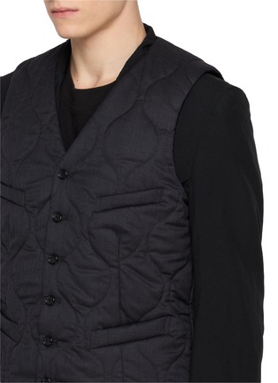  - COMME DES GARÇONS HOMME DEUX - Quilted Wool Gabardine Vest
