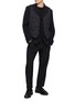 Figure View - Click To Enlarge - COMME DES GARÇONS HOMME DEUX - Quilted Wool Gabardine Vest