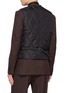 Back View - Click To Enlarge - COMME DES GARÇONS HOMME DEUX - Quilted Wool Gabardine Vest