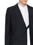  - COMME DES GARÇONS HOMME DEUX - Double Breasted Double Lapel Shadow Stripe Blazer