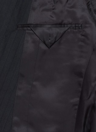  - COMME DES GARÇONS HOMME DEUX - Double Breasted Double Lapel Shadow Stripe Blazer