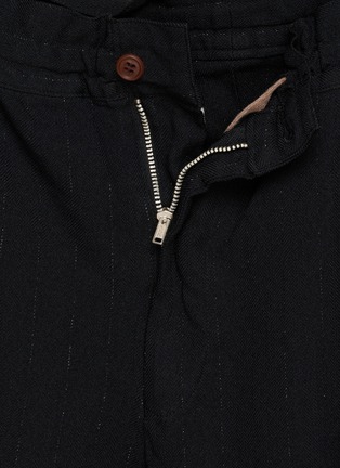  - COMME DES GARÇONS HOMME DEUX - Lamé Stripe Herringbone Pants