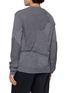 Back View - Click To Enlarge - COMME DES GARÇONS HOMME DEUX - Patchwork Knit Wool Sweater