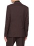 Back View - Click To Enlarge - COMME DES GARÇONS HOMME DEUX - Single Breasted Wool Melange Blazer