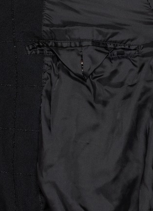  - COMME DES GARÇONS HOMME DEUX - Single Breasted Double Lapel Windowpane Blazer