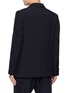 Back View - Click To Enlarge - COMME DES GARÇONS HOMME DEUX - Single Breasted Contrast Button Oxford Blazer