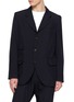 COMME DES GARÇONS HOMME DEUX Single Breasted Contrast Button Oxford Blazer