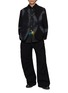 Figure View - Click To Enlarge - COMME DES GARÇONS SHIRT - Paint Splatter Hem Cotton Poplin Shirt