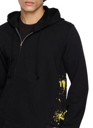  - COMME DES GARÇONS SHIRT - Paint Splotches Zip Up Hoodie