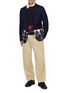 Figure View - Click To Enlarge - COMME DES GARÇONS SHIRT - Paint Drip Hem Single Breasted Blazer