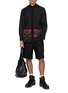 Figure View - Click To Enlarge - COMME DES GARÇONS SHIRT - Paint Drip Hem Cotton Poplin Shirt