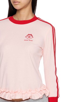  - ADIDAS - X Simone Rocha Three Stripe Ruffled T-Shirt