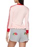 Back View - Click To Enlarge - ADIDAS - X Simone Rocha Three Stripe Ruffled T-Shirt