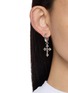 Front View - Click To Enlarge - EMANUELE BICOCCHI - Notre-Dame Sterling Silver Hoop Earring