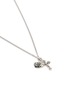 Detail View - Click To Enlarge - EMANUELE BICOCCHI - Rose Notre-Dame Cross Sterling Silver Necklace