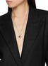 Front View - Click To Enlarge - EMANUELE BICOCCHI - Rose Notre-Dame Cross Sterling Silver Necklace