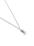 Detail View - Click To Enlarge - EMANUELE BICOCCHI - Rose Cross Small Pearl Sterling Silver Necklace