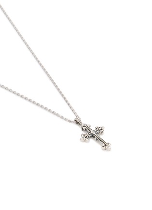 Detail View - Click To Enlarge - EMANUELE BICOCCHI - Small Avelli Cross Sterling Silver Necklace