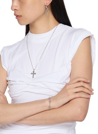 Figure View - Click To Enlarge - EMANUELE BICOCCHI - Small Avelli Cross Sterling Silver Necklace