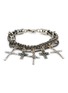 EMANUELE BICOCCHI Notre Cross Sterling Silver Chain Bracelet