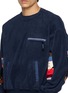  - KHOKI - Quilted Patchwork Fleece Sweater