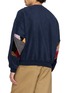 Back View - Click To Enlarge - KHOKI - Quilted Patchwork Fleece Sweater