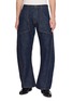 KHOKI 3D Cut Cotton Denim Jeans