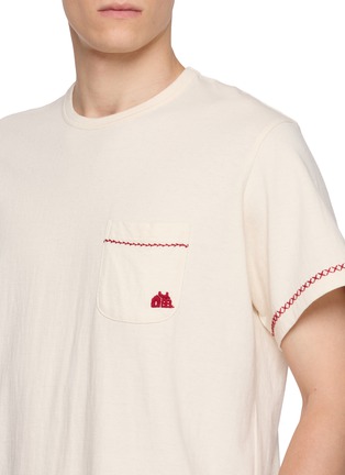  - KHOKI - Hand Embroidered Cotton T-Shirt