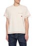 KHOKI Hand Embroidered Cotton T-Shirt
