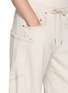  - KHOKI - 3D Cut Drawstring Waistband Cotton Sweatpants