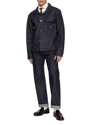 Figure View - Click To Enlarge - LEVI’S - 1995 501 Organic Rigid Denim Jeans