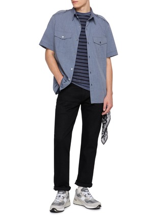 Figure View - Click To Enlarge - LEVI’S - Blue Tab 502 Dark Wash Jeans