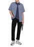 Figure View - Click To Enlarge - LEVI’S - Blue Tab 502 Dark Wash Jeans