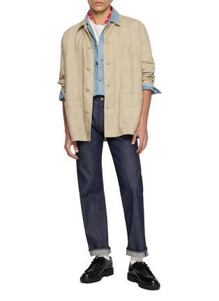 Figure View - Click To Enlarge - LEVI’S - LVC 1966 501 Organic Rigid Denim Jeans
