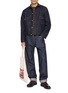 Figure View - Click To Enlarge - LEVI’S - 1966 Organic Rigid Dark Wash Jeans