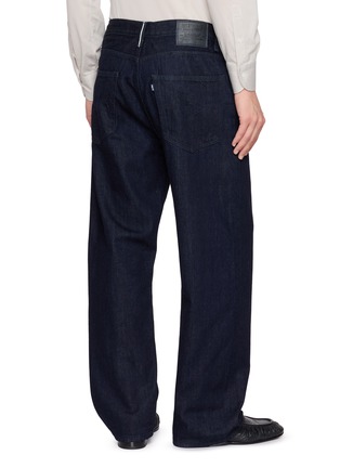 Back View - Click To Enlarge - LEVI’S - Blue Tab Marker Loose Dark Wash Jeans